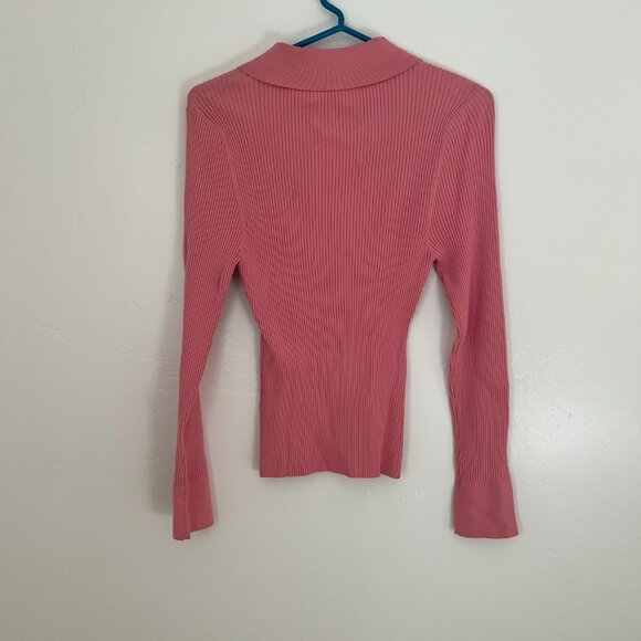 NWT ALC Pink Ribbed Top - Picture 5 of 5
